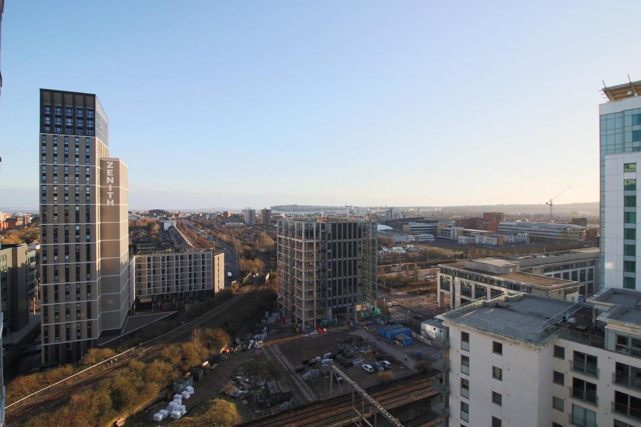 The Skyline - Luxury City Centre Flat With Designated Parking Cardiff Zewnętrze zdjęcie